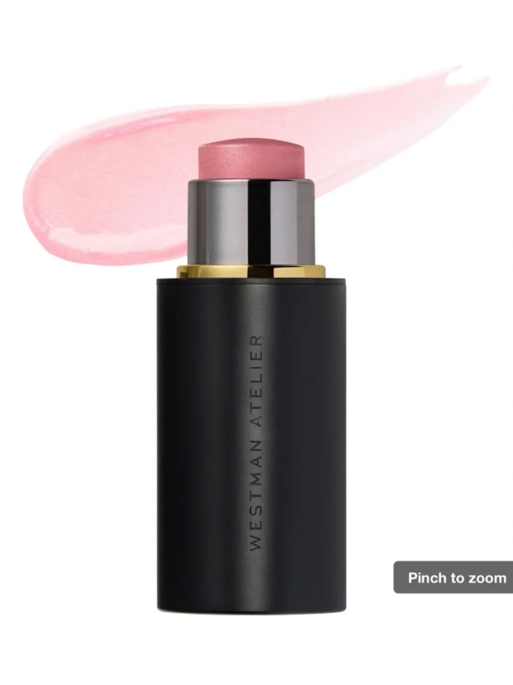 Westman Atelier Lit Up Glassy Highlighter Stick & Baby Cheeks Blush Stick -Petal